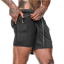 Men’s 2-in-1 Quick-Dry Running and Gym Shorts