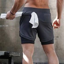 Men’s 2-in-1 Quick-Dry Running and Gym Shorts