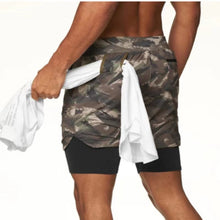 Men’s 2-in-1 Quick-Dry Running and Gym Shorts